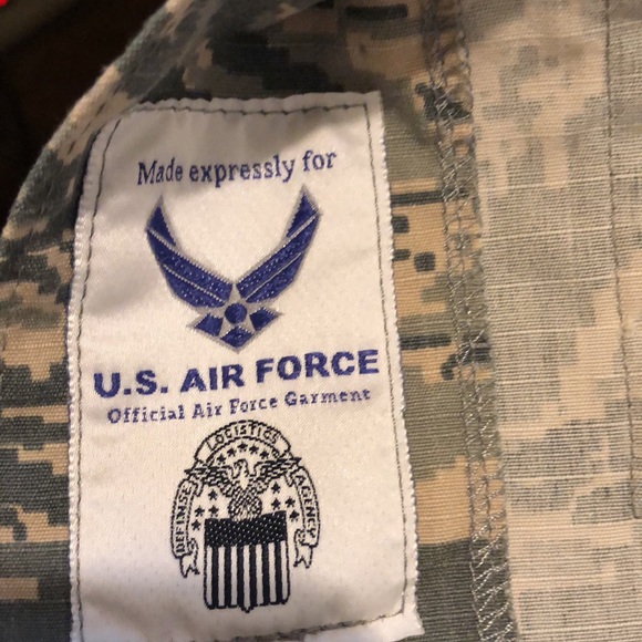 U.S Air Force Camouflage Combat Utility Shirt sz 40R - Picture 10 of 10